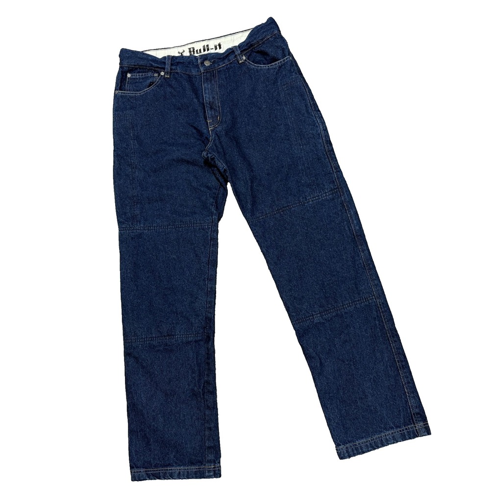 Bull-it Motorcycle Jeans Men 36R (act 34x31.75) Covec Lined Denim Riding NO PADS